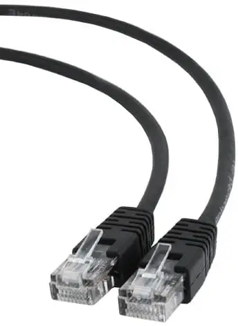 Kabllo Gembird Cablexpert Patch, UTP C5e, 0.5m, e zezë