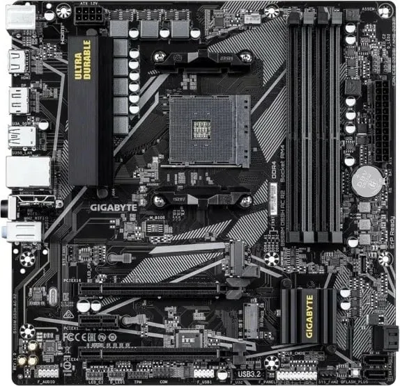 Pllakë amë GIGABYTE B550M DS3H AC R2, AMD AM4, DDR4, Wi-Fi 5 - 2