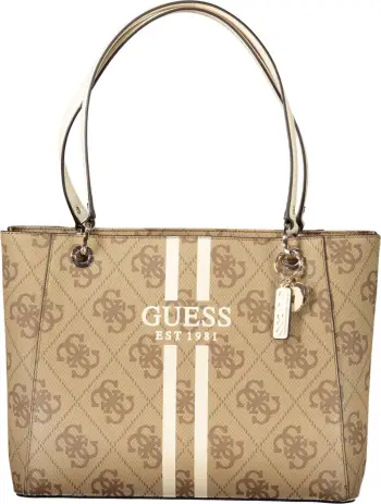 Çantë femra GUESS JEANS NOELLE II, bezhë