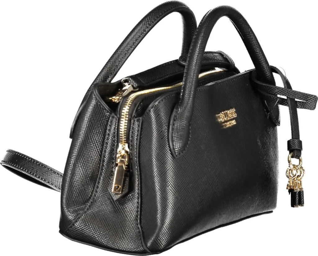 Çantë femra GUESS JEANS FEDANA, e zezë - 3