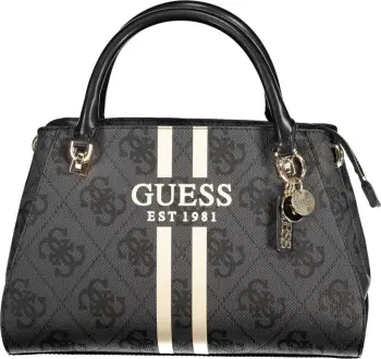 Çantë GUESS JEANS NOELLE II për femra, e zezë
