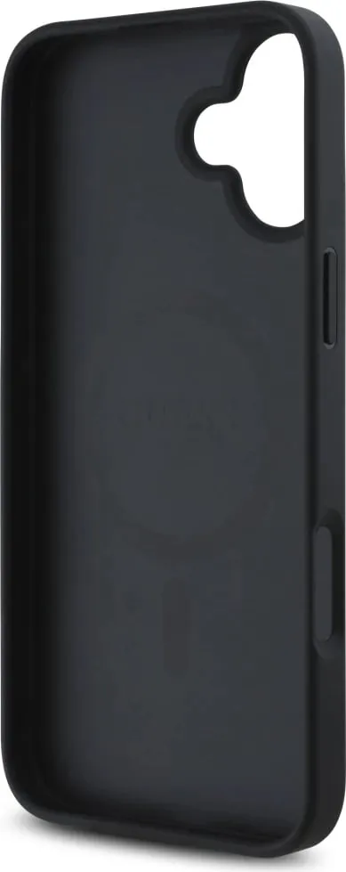 Mbështjellës Guess 4G Circle Classic Logo MagSafe për iPhone 16, i zi - 7