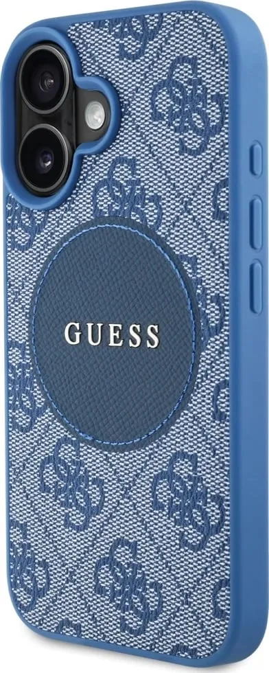Mbështjellës Guess 4G Circle Classic Logo MagSafe për iPhone 16, Kaltër - 2