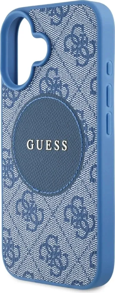 Mbështjellës Guess 4G Circle Classic Logo MagSafe për iPhone 16, Kaltër - 6