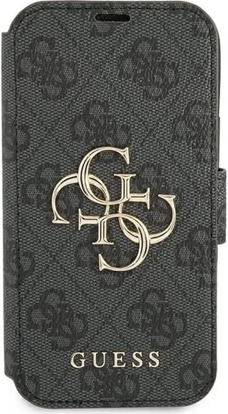 Mbështjellës Guess 4G Big Metal Logo për iPhone 13 Pro Max 6.7", Gri - 1