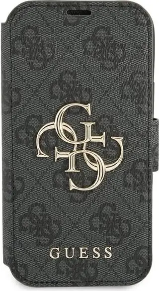 Mbështjellës Guess 4G Big Metal Logo për iPhone 13 Pro Max 6.7", Gri