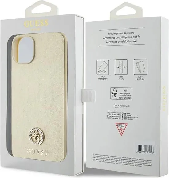 Mbështjellës Guess GUHCP15MPS4DGPD për iPhone 15 Plus 6.7", hardcase, ar - 2