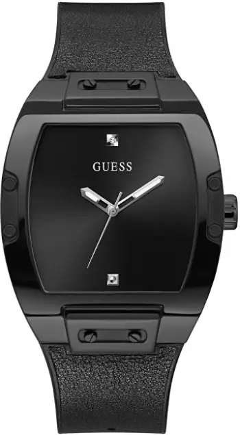 Orë dore për meshkuj Guess, e zezë