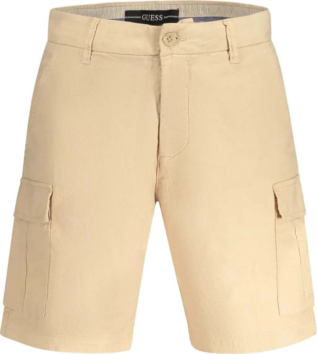 Shorce për meshkuj GUESS JEANS Bermuda, bejzh - 1