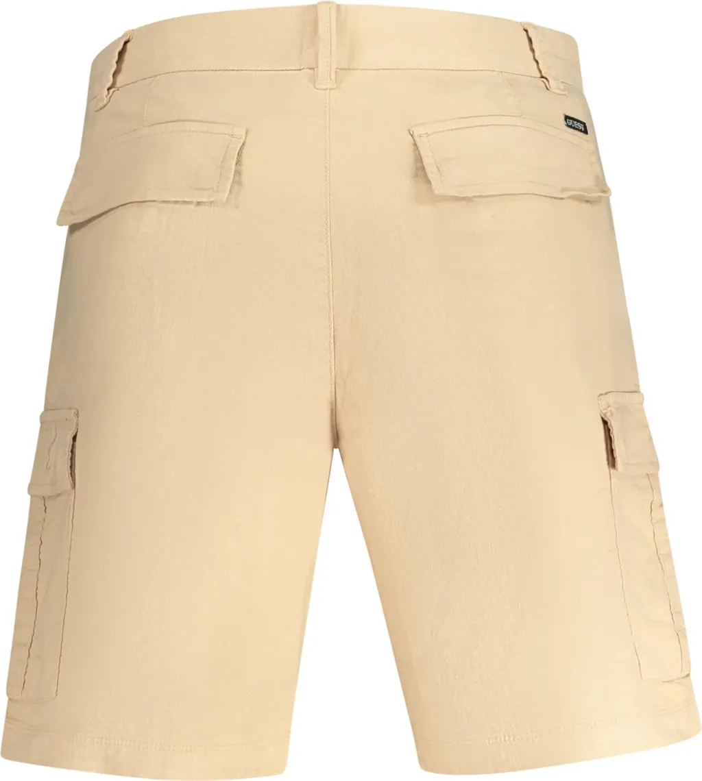 Shorce për meshkuj GUESS JEANS Bermuda, bejzh - 2