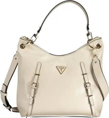 Çantë për femra GUESS JEANS LEVIA BAG, beige