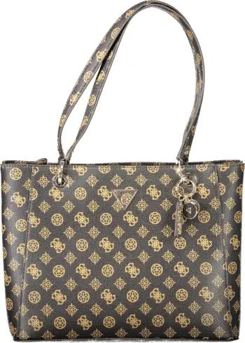 Çantë GUESS JEANS NOELLE BAG femra, kafe