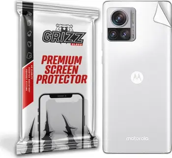 Folie mbrojtëse e pasme GrizzGlass për Motorola Edge 30 Ultra, sipërfaqe sateni, transparente