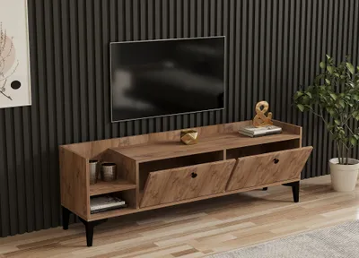 Komodinë për TV Heflin, pishë atlantike - 4
