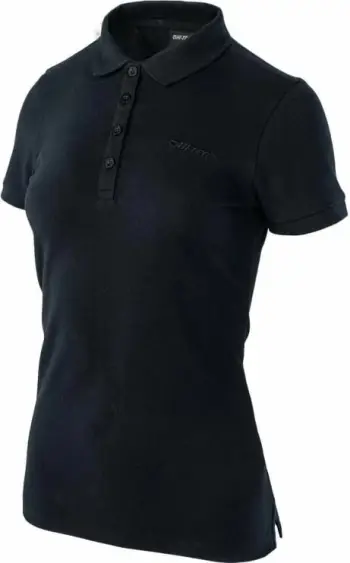 Bluzë polo Hi-Tec Romso W, për femra, poliestër dhe pambuk, e zezë