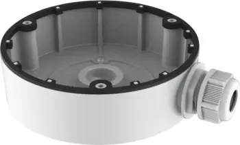 Kuti lidhëse Hikvision DS-1280ZJ-DM8, alumini, për kamera, e bardhë/zezë