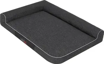 Shtrat për qen Hobbydog Bed Best, madhësia XXL, material eco-linen, i zi