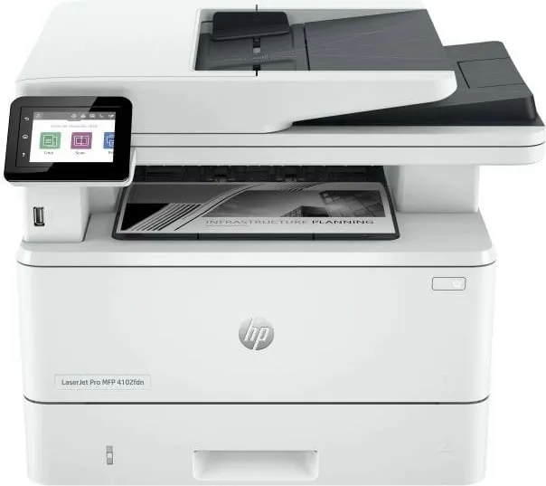 Printer HP LaserJet Pro 4102FDN MFP (2Z623F), i bardhë - 4