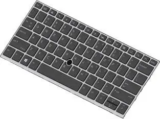 Tastierë HP Keyboard, me kabllo, Dutch, e zezë