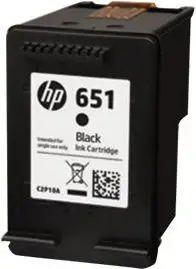 Ngjyrë për printer HP C2P10AE, nr 651, e zezë
