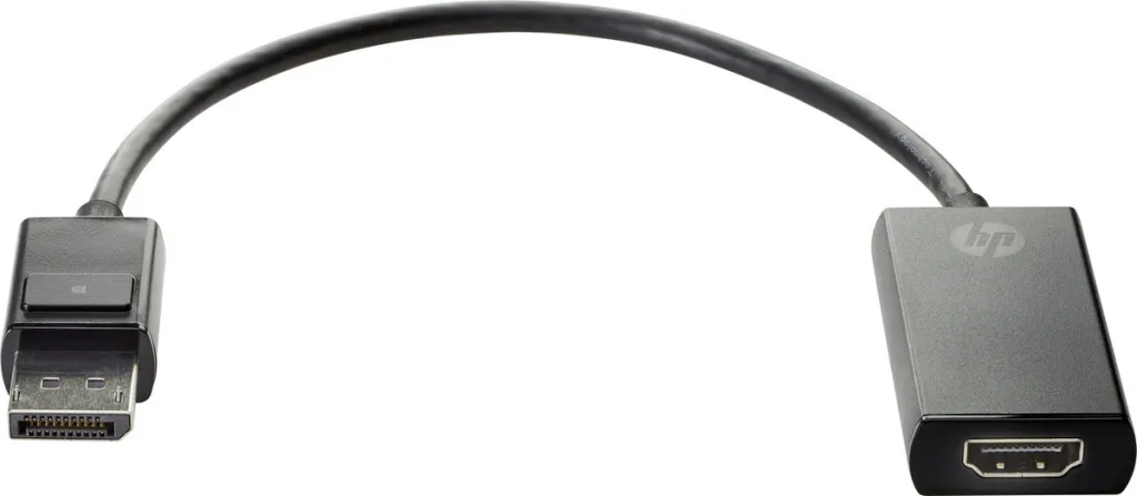 Përshtatës video, HP, 2JA63AA, DisplayPort në HDMI, e zezë - 1