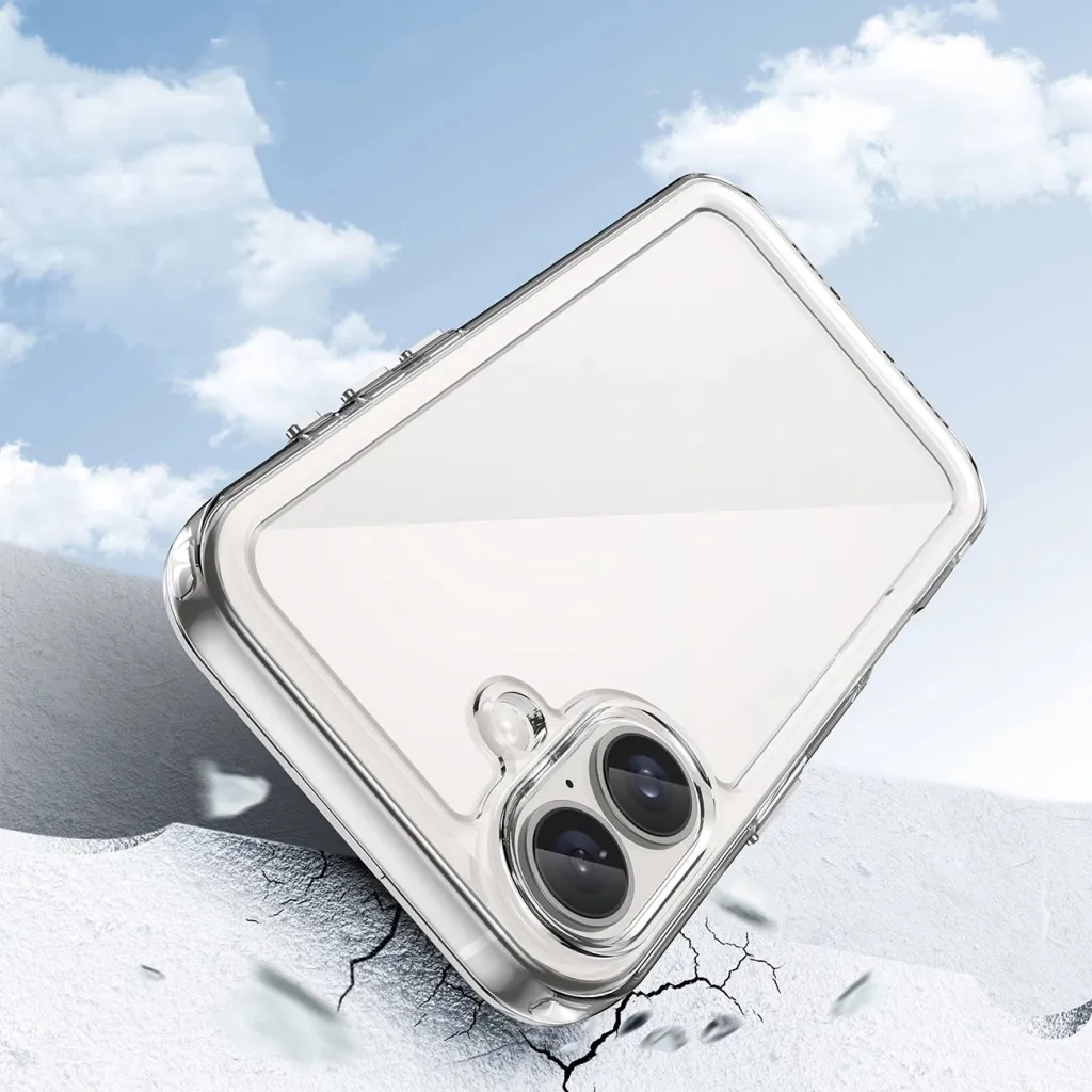 Mbështjellës Hurtel Outer Space Case për iPhone 16 Plus, transparent - 3