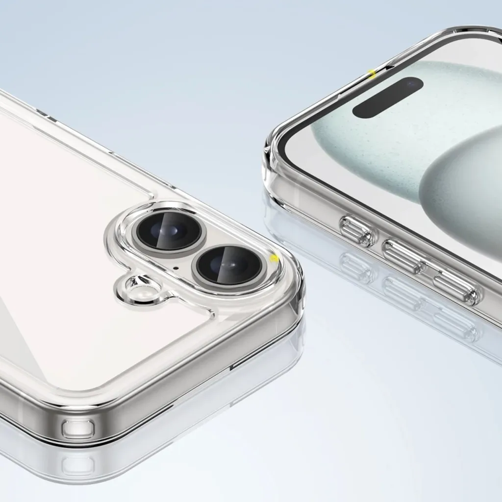 Mbështjellës Hurtel Outer Space Case për iPhone 16 Plus, transparent - 6