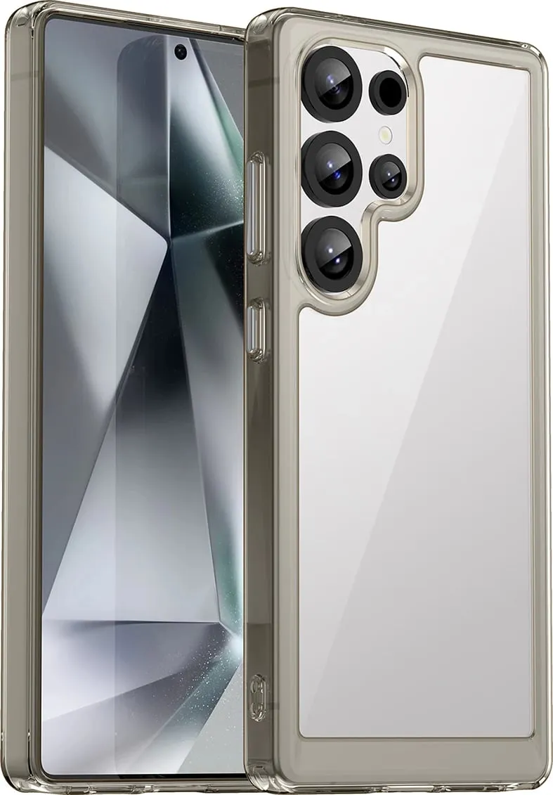 Mbështjellës Hurtel Outer Space Case për Samsung Galaxy S25 Ultra, Transparent/Black - 1