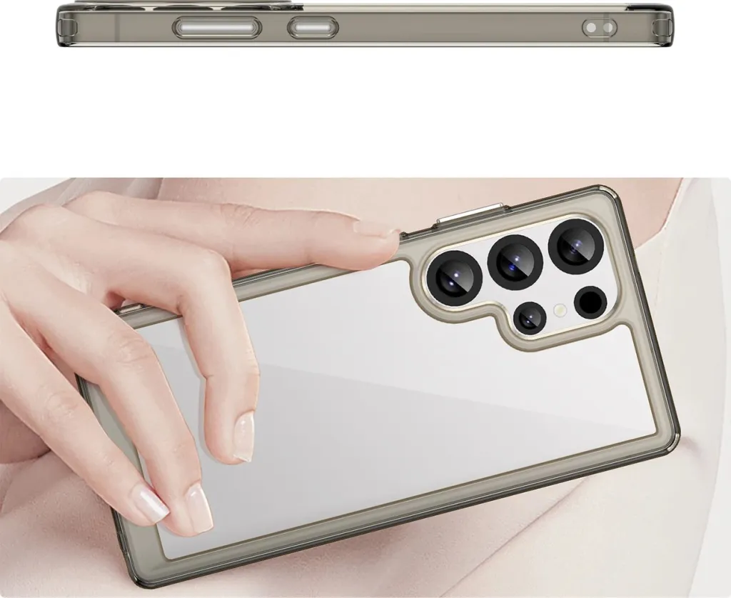 Mbështjellës Hurtel Outer Space Case për Samsung Galaxy S25 Ultra, Transparent/Black - 4