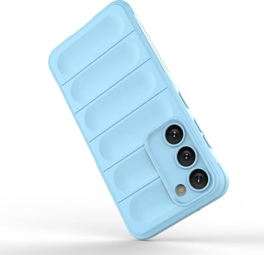 Mbështjellës Hurtel Magic Shield Case për Samsung Galaxy S23+, kaltër e çelët - 14