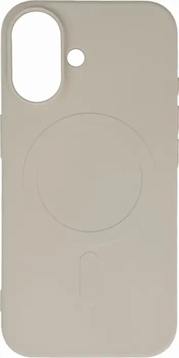 Mbështjellës Hurtel Liquid Silicone Case MagSafe për iPhone 16, bezhë