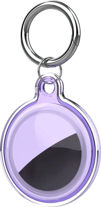 Mbështjellës Hurtel për Apple AirTag, WAT-05-0Y6S, TPU, Violet, me karabiner