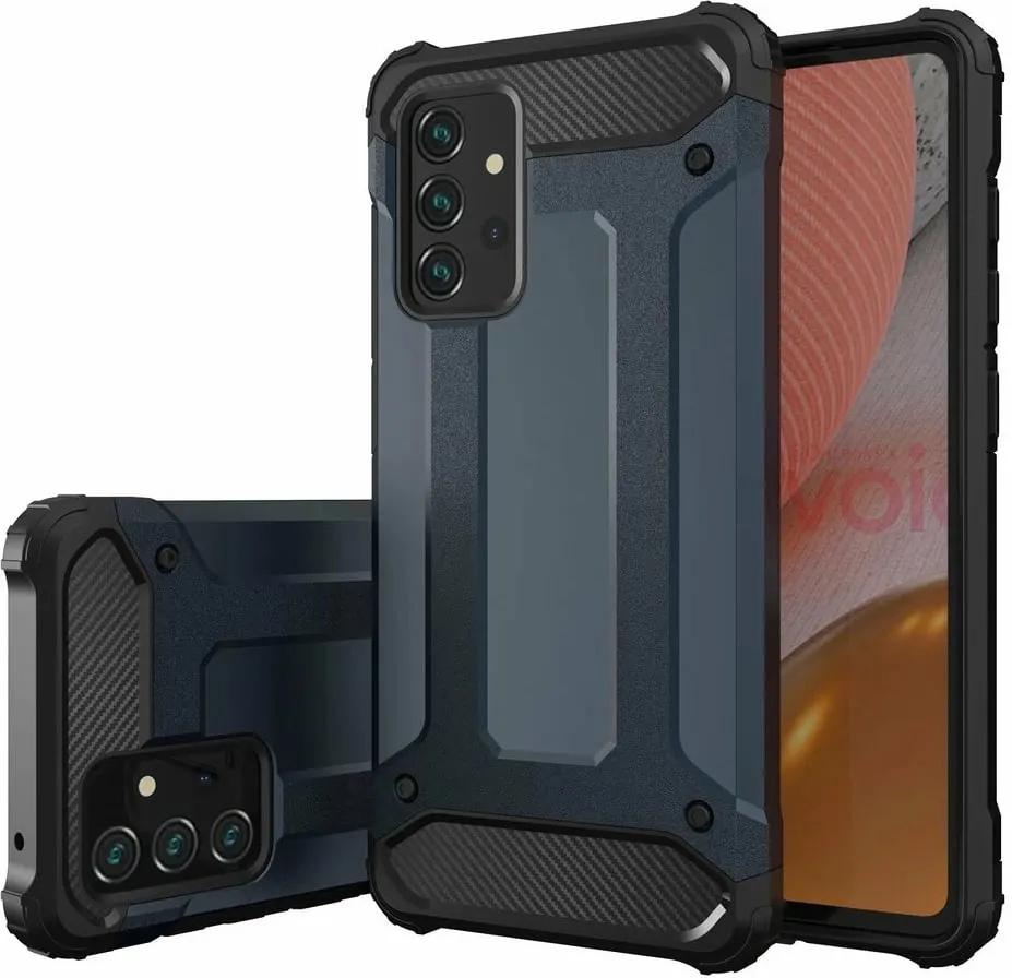 Mbështjellës Hurtel Hybrid Armor për Samsung Galaxy A72, ari - 2