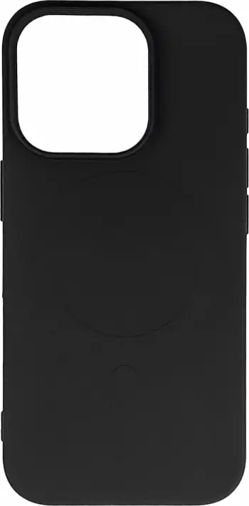 Mbështjellës Hurtel Liquid Silicone Case MagSafe për iPhone 16 Pro, i zi