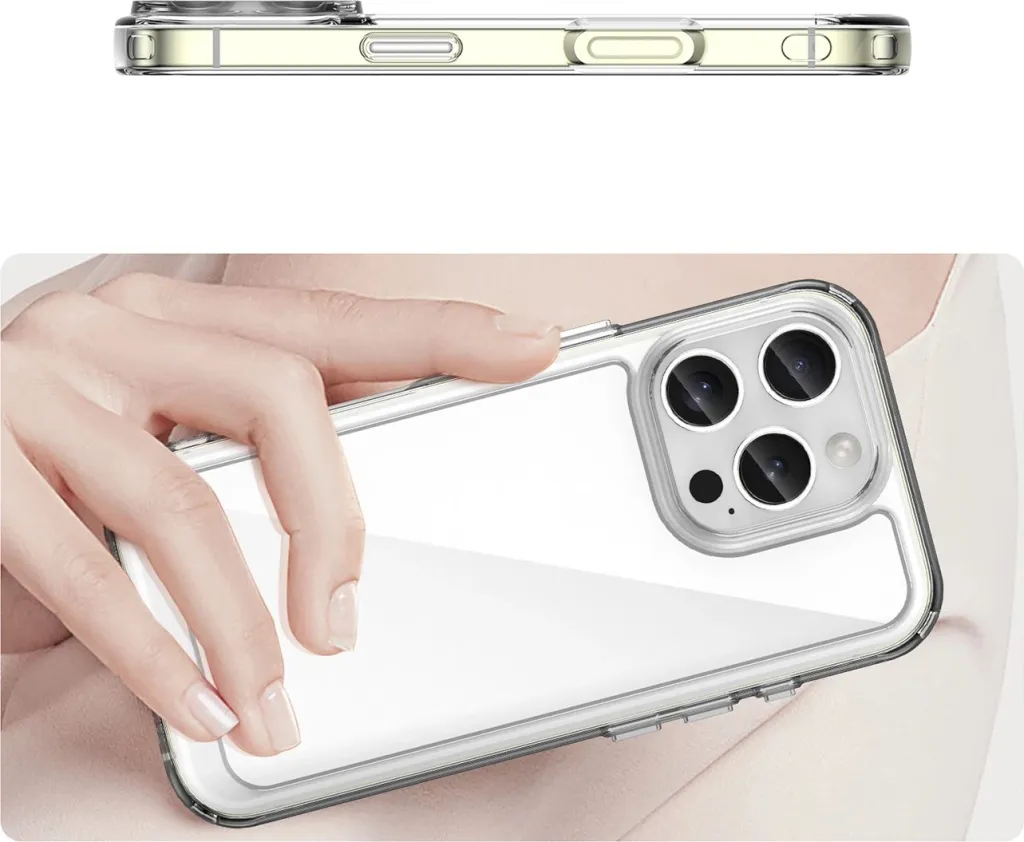Mbështjellës Hurtel Outer Space Case për iPhone 16e, transparent - 4