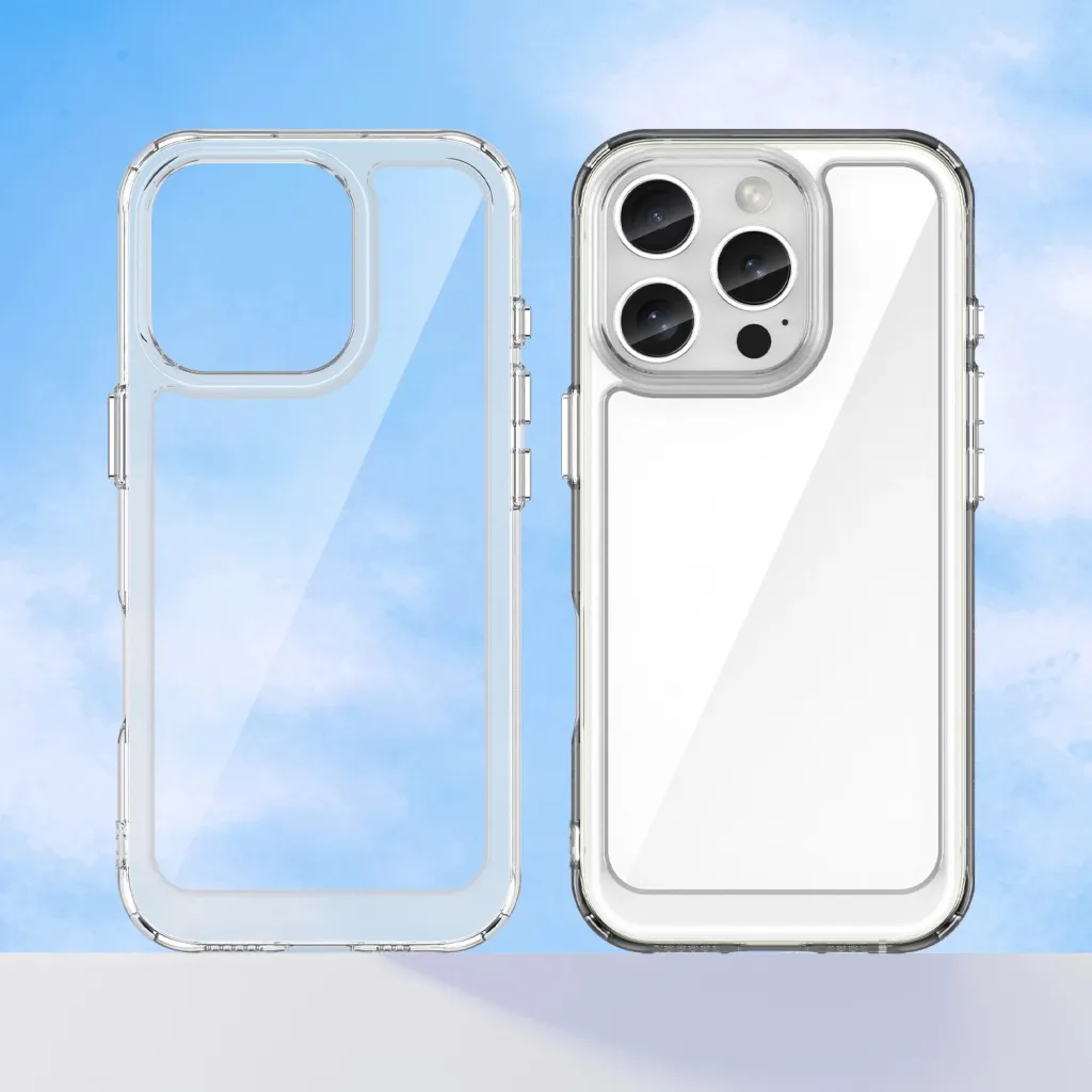 Mbështjellës Hurtel Outer Space Case për iPhone 16e, transparent - 8
