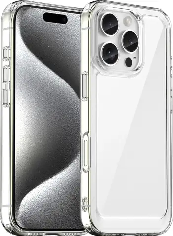 Mbështjellës Hurtel Outer Space Case për iPhone 16e, transparent