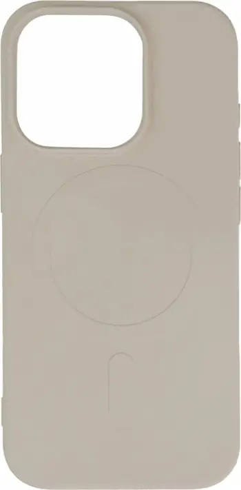 Mbështjellës Hurtel Liquid Silicone Case MagSafe për iPhone 16 Pro Max, bezhë