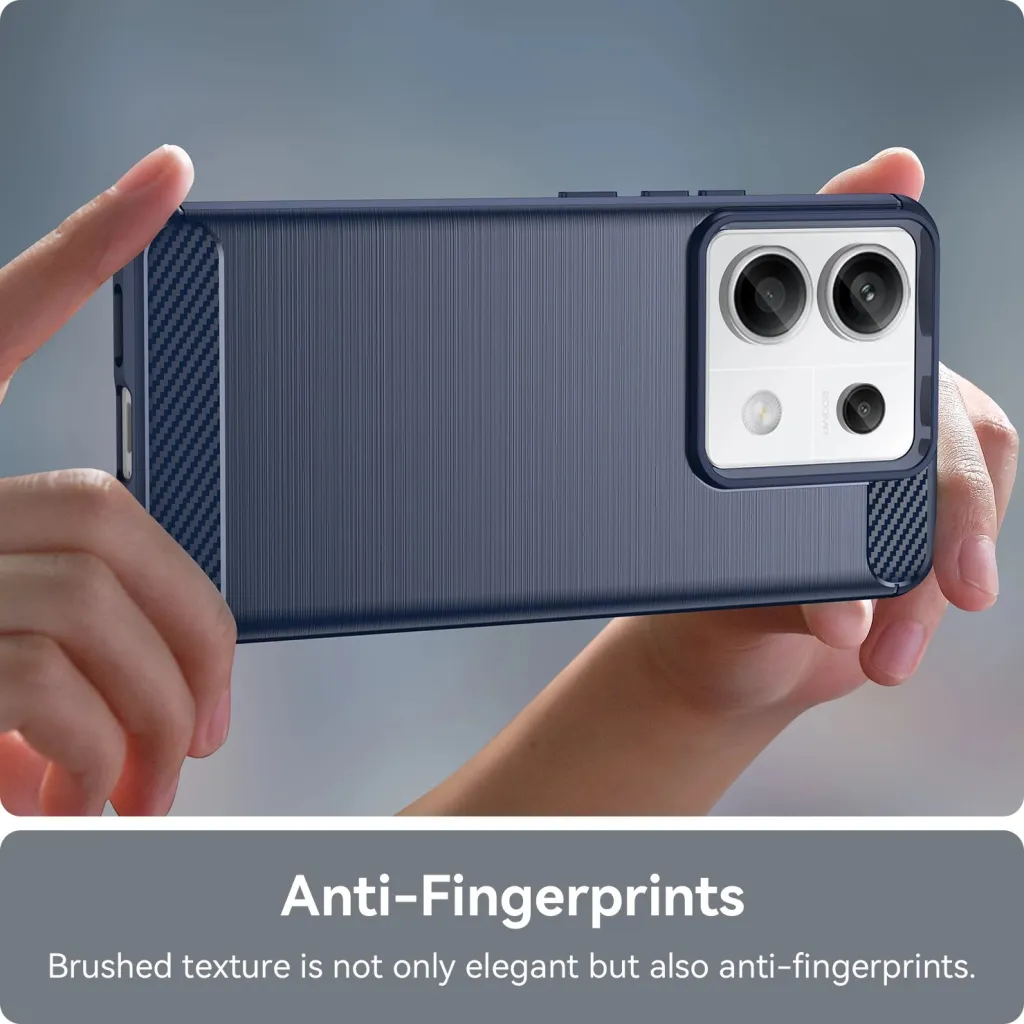 Mbështjellës Hurtel Carbon Case për Xiaomi Redmi Note 13 Pro+, Blu - 5