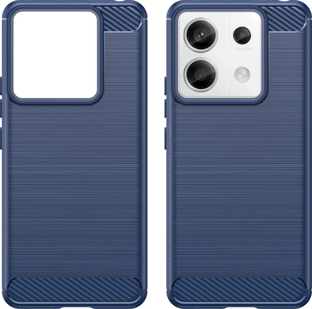 Mbështjellës Hurtel Carbon Case për Xiaomi Redmi Note 13 Pro+, Blu - 8