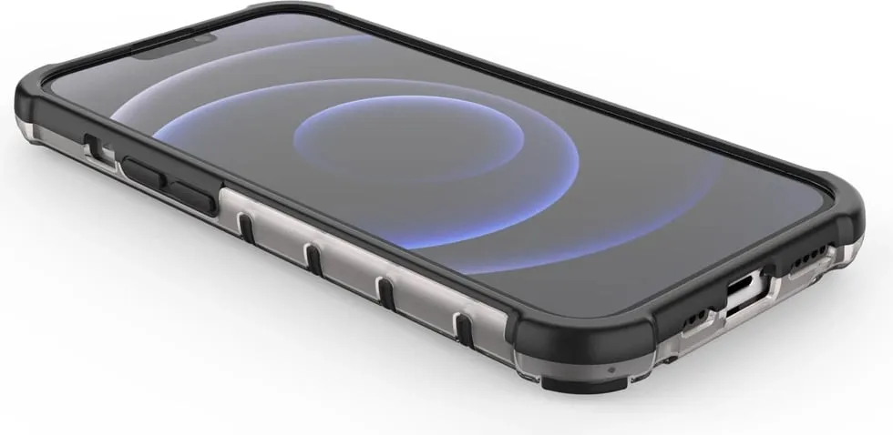 Mbështjellës Hurtel Honeycomb për iPhone 13 Pro, kaltër - 12