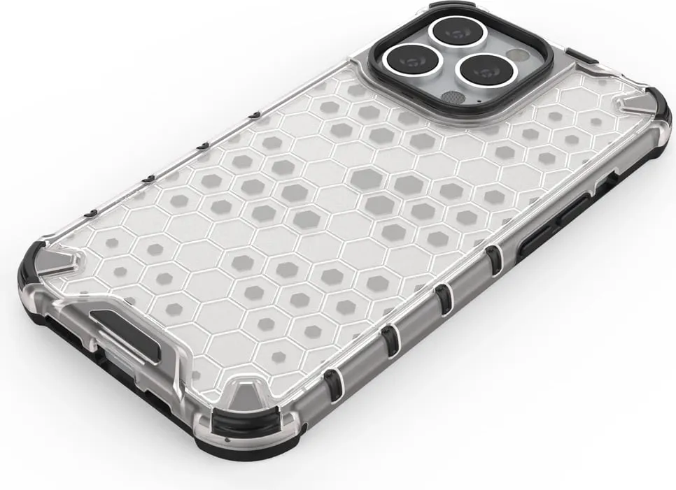 Mbështjellës Hurtel Honeycomb për iPhone 13 Pro, kaltër - 5