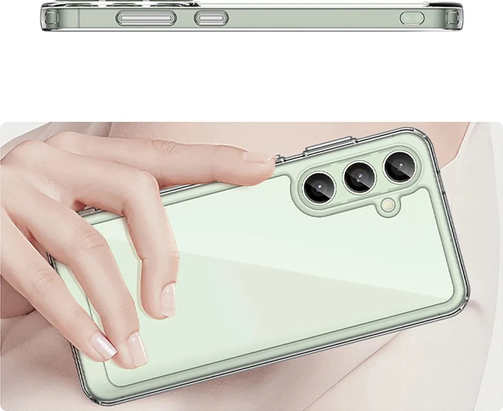 Mbështjellës Hurtel Outer Space Case për Samsung Galaxy S24 FE, Transparent - 5