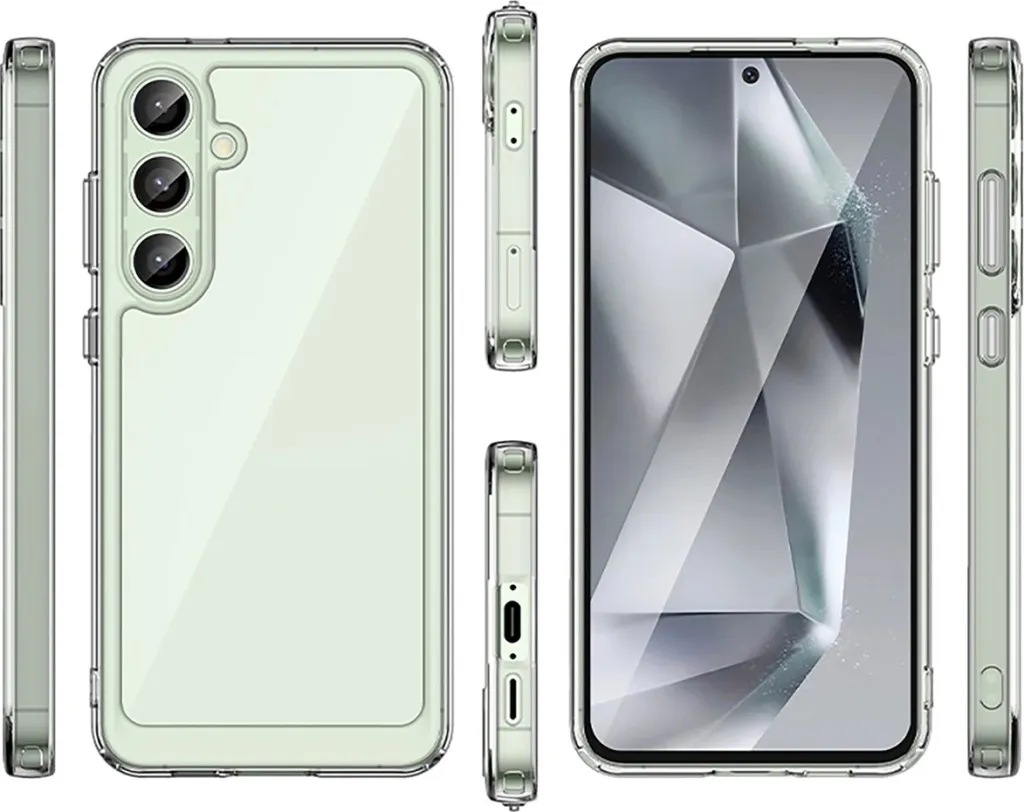 Mbështjellës Hurtel Outer Space Case për Samsung Galaxy S24 FE, Transparent - 6
