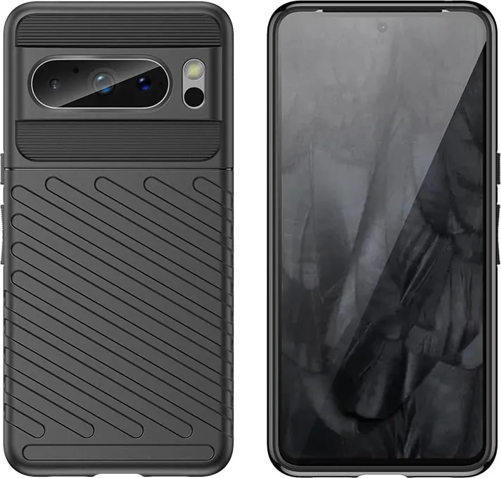 Mbështjellës Hurtel Thunder Case për Google Pixel 8, i zi - 2