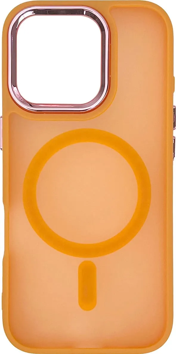 Mbështjellës Hurtel MagSafe për iPhone 16 Pro Max, portokalli - 1
