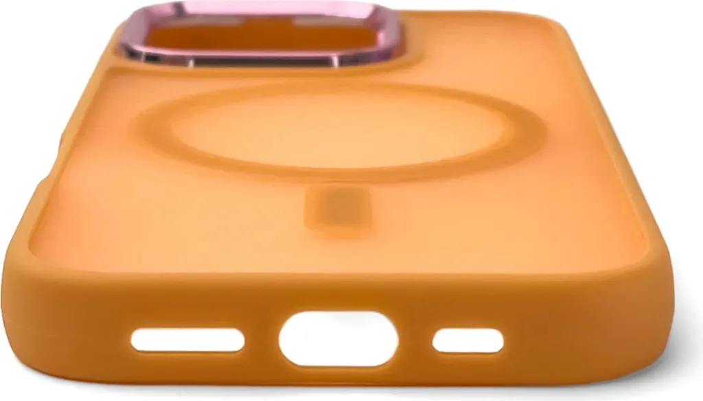 Mbështjellës Hurtel MagSafe për iPhone 16 Pro Max, portokalli - 4