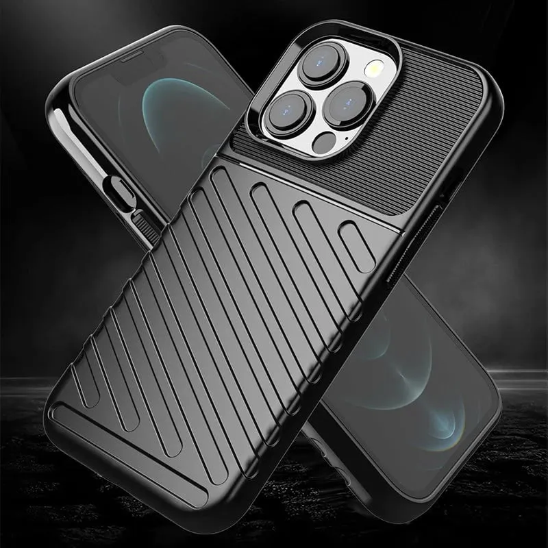 Mbështjellës Hurtel Thunder Case për iPhone 13 Pro, TPU, e gjelbër - 4