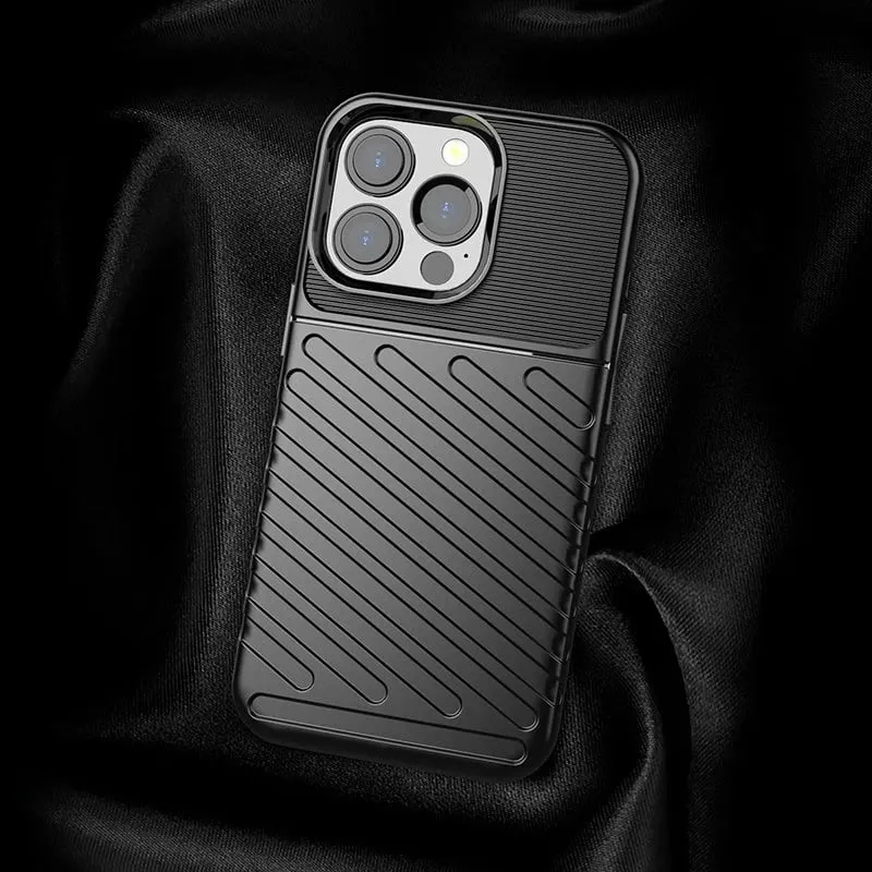 Mbështjellës Hurtel Thunder Case për iPhone 13 Pro, TPU, e gjelbër - 5
