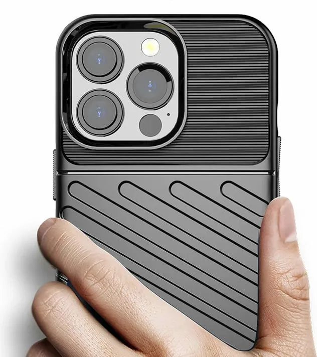 Mbështjellës Hurtel Thunder Case për iPhone 13 Pro, TPU, e gjelbër - 6